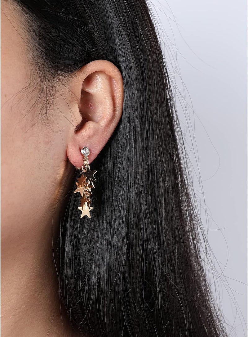 OCCFAE Store Metal Clip On Earrings for Women Non Pierced Dangle Drop Earrings Multiple Styles - Image 2